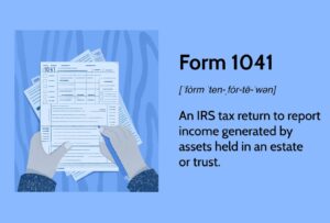 IRS Form 1041