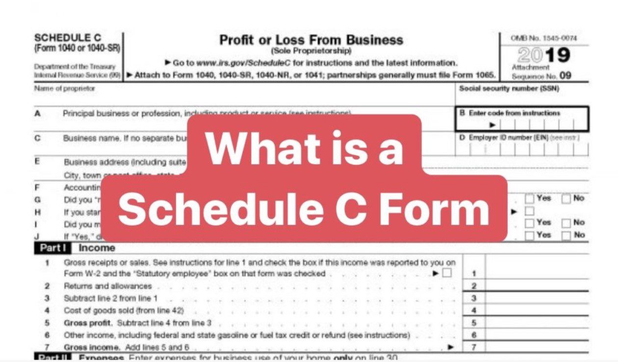 Schedule C tax form