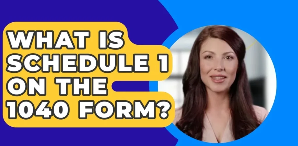 Form 1040 Schedule 1