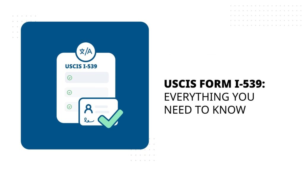i-539 form
