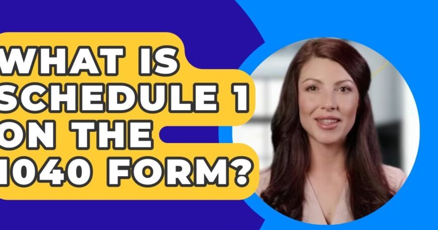 Schedule 1 Tax Form