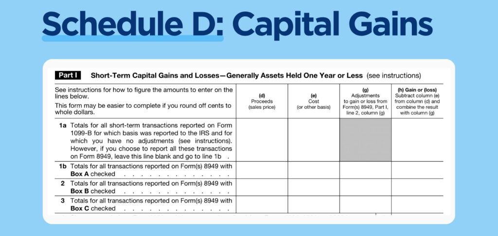 Schedule D Tax Form